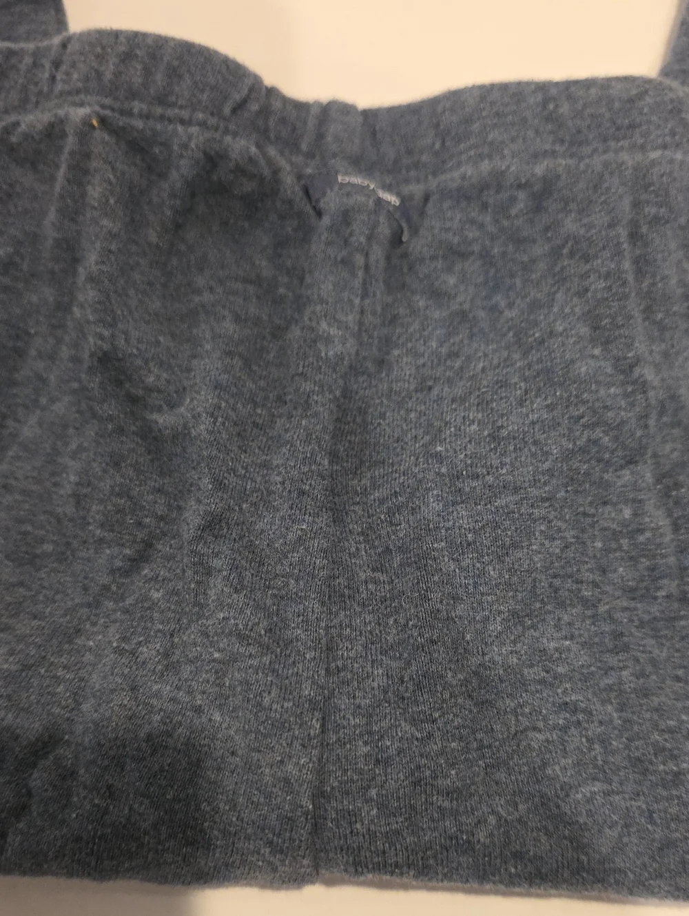 Baby Gap Size 18- 24 Months Kids Cozy Blue Knit Jogger Pants 100% Cotton